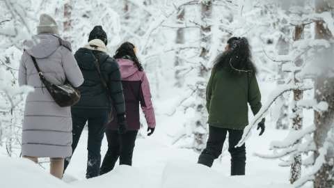 Snowshoeing Adventure Into North Landscape Group 1 | Into North